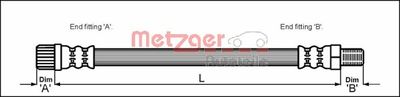 METZGER Bremsschlauch (4111162)