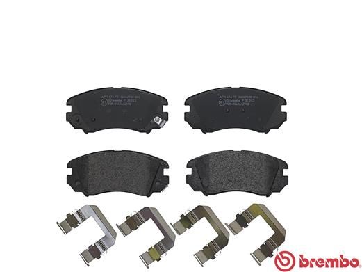 BREMBO Bremsbelagsatz, Scheibenbremse (P 30 043)