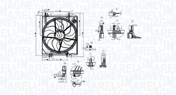 MAGNETI MARELLI Lüfter, Motorkühlung (069422787010)