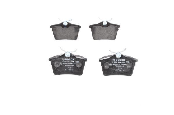 BOSCH Bremsbelagsatz, Scheibenbremse (0 986 494 646)