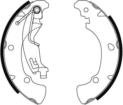 TRW Bremsbackensatz (GS8488) TRW Bremsbackensatz (GS8488)