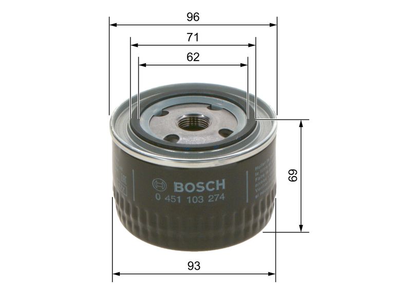 BOSCH Ölfilter (0 451 103 274) BOSCH Ölfilter (0 451 103 274)