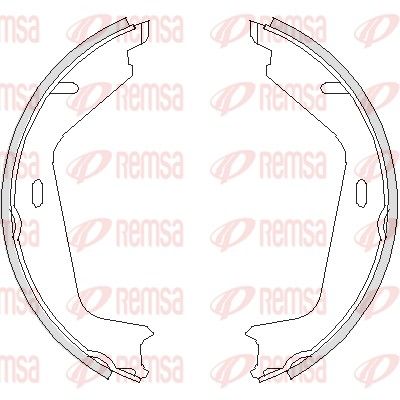 REMSA Bremsbacke, Feststellbremse (4726.00)