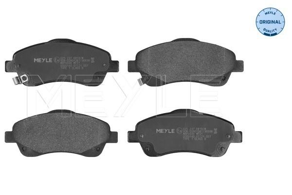 MEYLE Bremsbelagsatz, Scheibenbremse (025 237 6819/W)