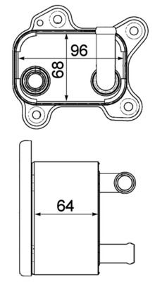 MAHLE Ölkühler, Automatikgetriebe (CLC 183 000P) 4057635069113 CLC 183 000P