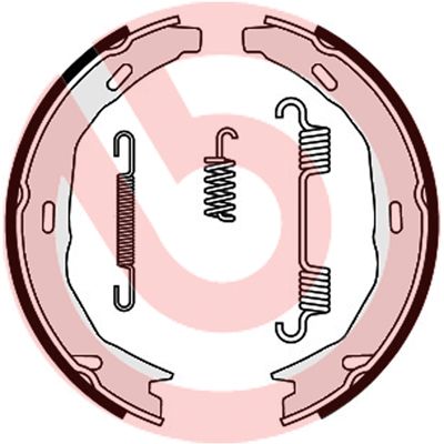 BREMBO Bremsbackensatz, Feststellbremse (S 50 522)