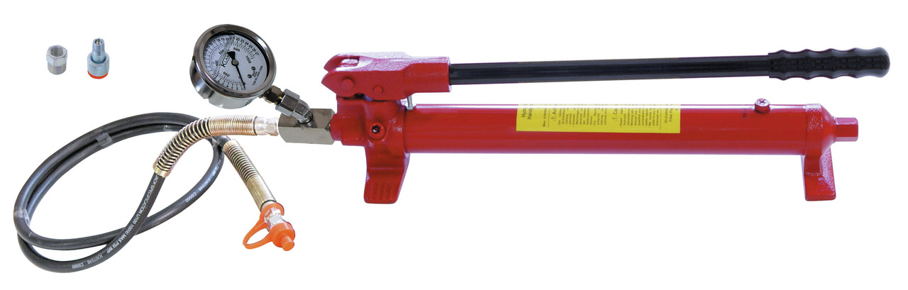 Hydraulik-Handpumpe mit Manometer, 17 t (KL-0215-35 M25)