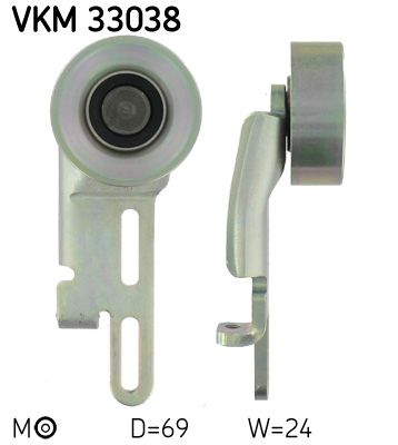 SKF Spannrolle, Keilrippenriemen (VKM 33038)
