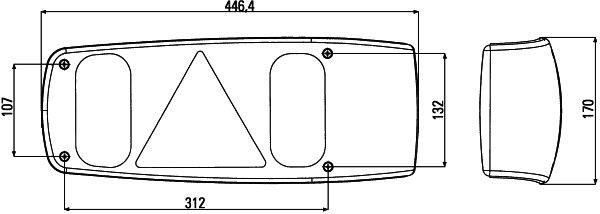 HELLA Heckleuchte (2VA 007 502-061)