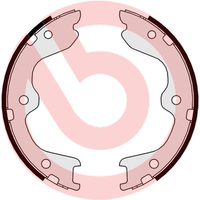 BREMBO Bremsbackensatz, Feststellbremse (S 56 544)