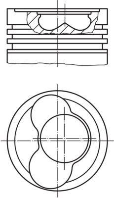 MAHLE Kolben (030 58 00)