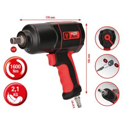 KS TOOLS Schlagschrauber (Druckluft) (515.1200) KS TOOLS Schlagschrauber (Druckluft) (515.1200)