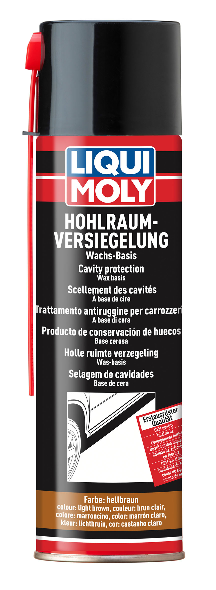 LIQUI MOLY Hohlraumversiegelung hellbraun, 500 ml (6107)