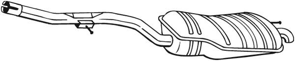 BOSAL Endschalldämpfer (283-497) Thumbnail