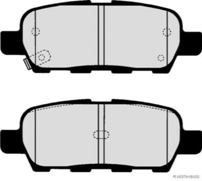 HERTH+BUSS JAKOPARTS Bremsbelagsatz, Scheibenbremse (J3611044)