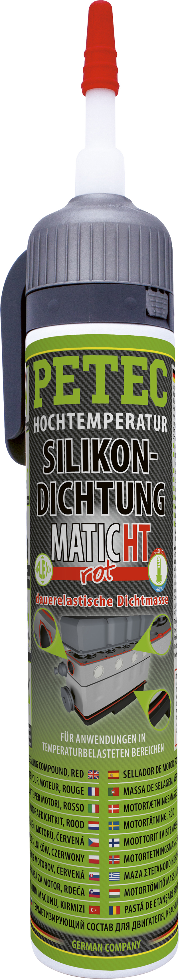 Silikon MATIC HT  rot 200ml
