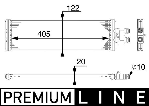MAHLE Ölkühler, Automatikgetriebe (CLC 64 000P)