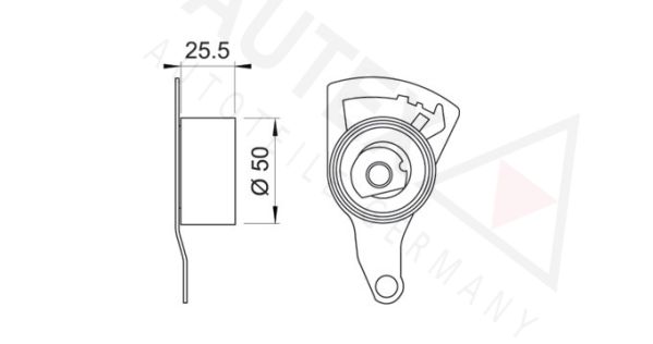 AUTEX Spannrolle, Zahnriemen (641804)