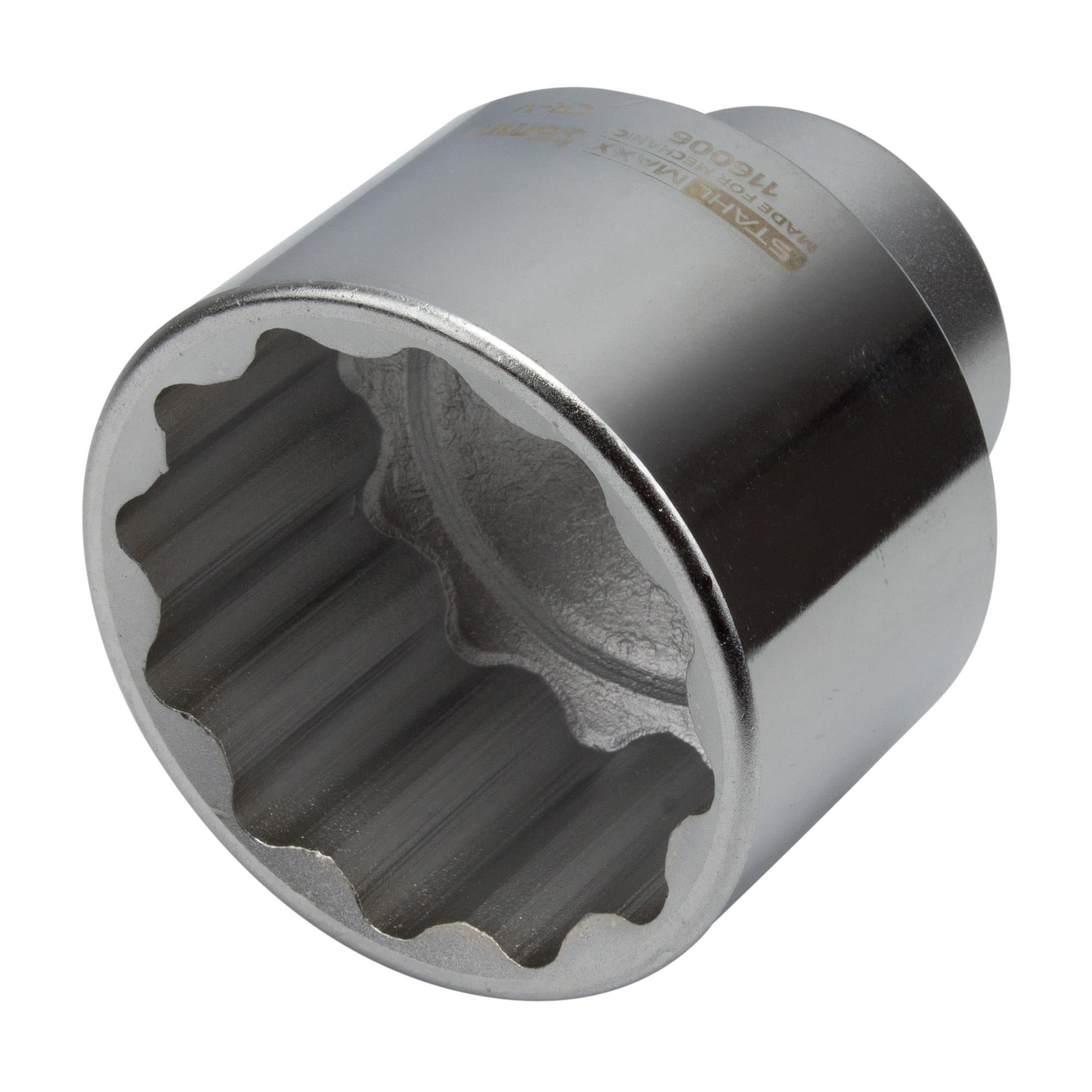 Steckschlüssel-Einsatz, 56 mm, 12-Kant, 3/4-Antrieb Steckschlüssel-Einsatz, 56 mm, 12-Kant, 3/4-Antrieb