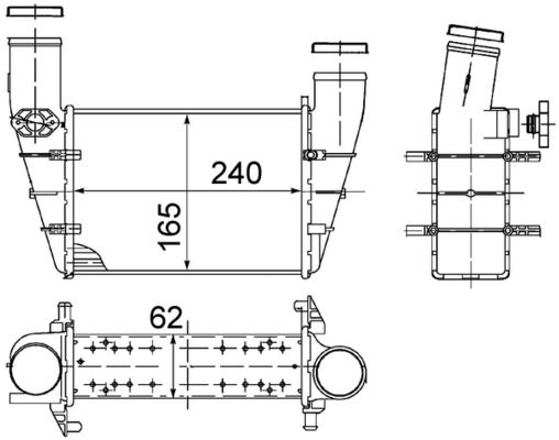 MAHLE Ladeluftkühler (CI 130 000S)