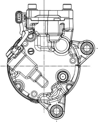 MAHLE Kompressor, Klimaanlage (ACP 596 000S) MAHLE Kompressor, Klimaanlage (ACP 596 000S)