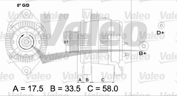 VALEO Generator (436683) VALEO Generator (436683)