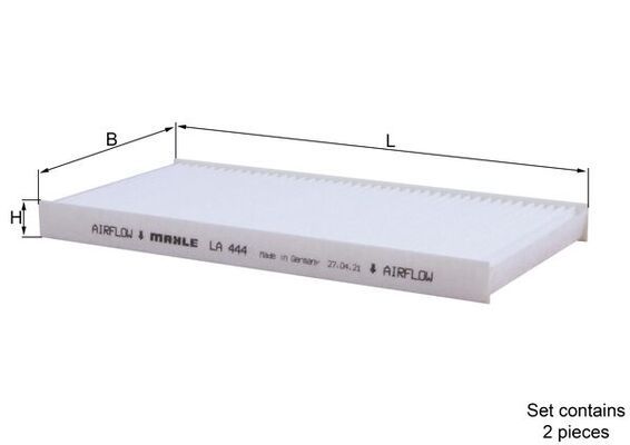 KNECHT Filter, Innenraumluft (LA 444/S)