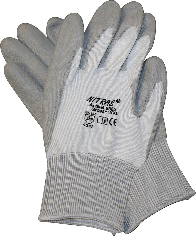 SCHUTZHANDSCHUH CUT GREY GR. 8 V6 (7798-018-8) | NORMFEST