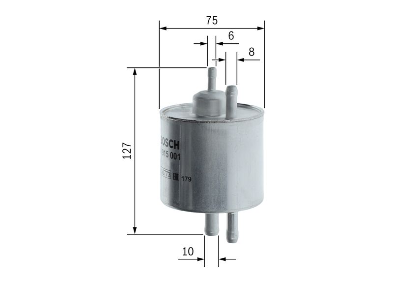 BOSCH Kraftstofffilter (0 450 915 001)