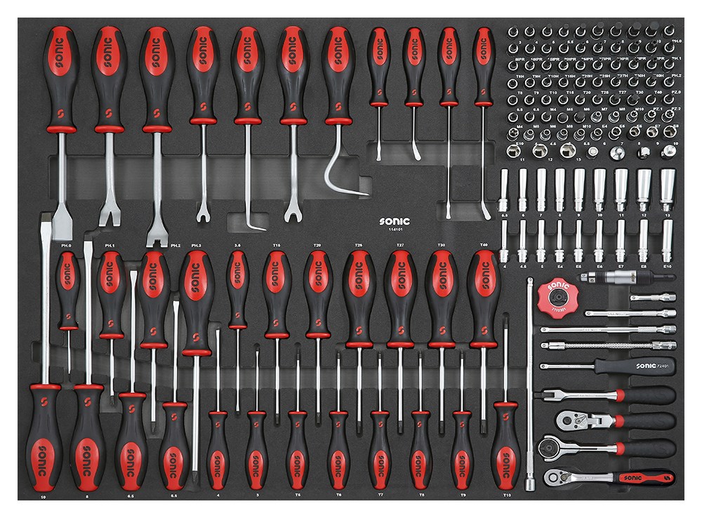 Bundle: Werkstattwagen NEXT S12XD gefüllt 723-tlg (Heavy Duty) & Launch CRP 129 EVO