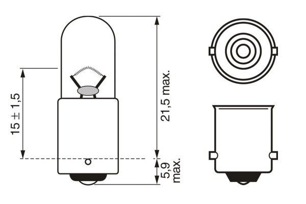 BOSCH Glühlampe, Blinkleuchte (1 987 302 512) BOSCH Glühlampe, Blinkleuchte (1 987 302 512)