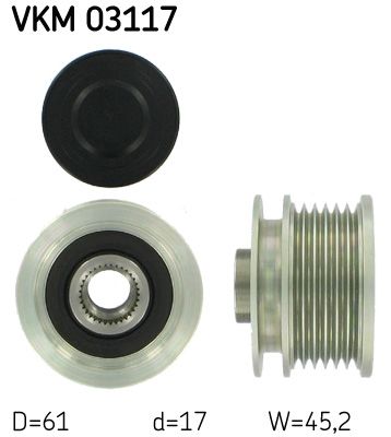 SKF Generatorfreilauf (VKM 03117)
