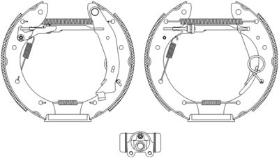 HELLA Bremsbackensatz (8DB 355 004-351)