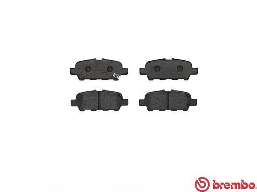 BREMBO Bremsbelagsatz, Scheibenbremse (P 56 068)