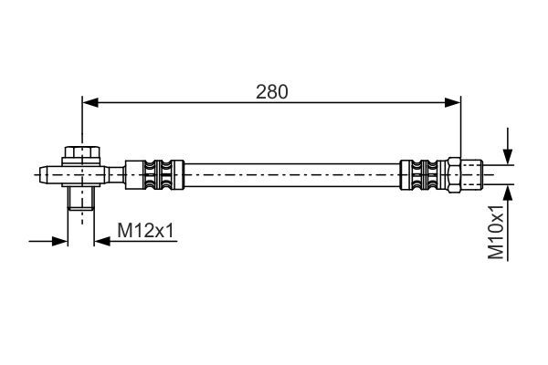 FEBI BILSTEIN Bremsschlauch (30857) | KFZ-6630493 