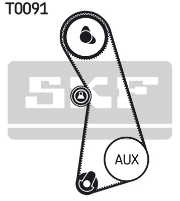 SKF Zahnriemensatz (VKMA 01002)