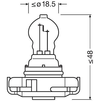 ams-OSRAM Glühlampe, Blinkleuchte (2504) 4052899600560 2504