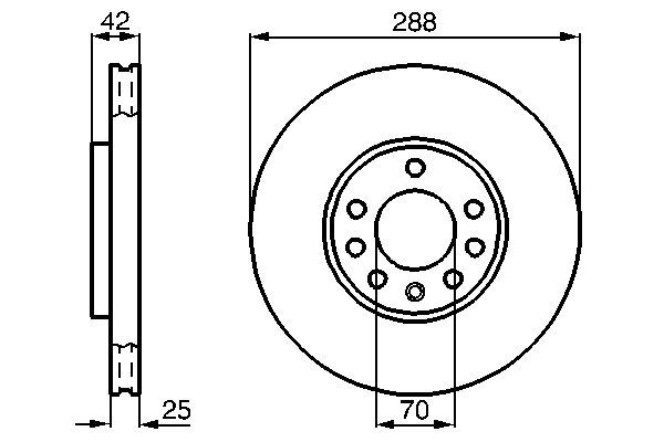 BOSCH Bremsscheibe (0 986 478 588) BOSCH Bremsscheibe (0 986 478 588)