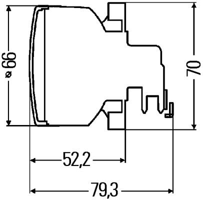 HELLA Heckleuchte (2SB 009 001-387)