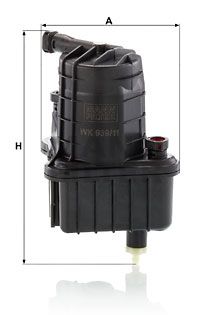 MANN-FILTER Kraftstofffilter (WK 939/11 x) Thumbnail
