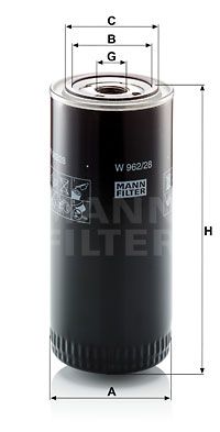 MANN-FILTER Ölfilter (W 962/28)