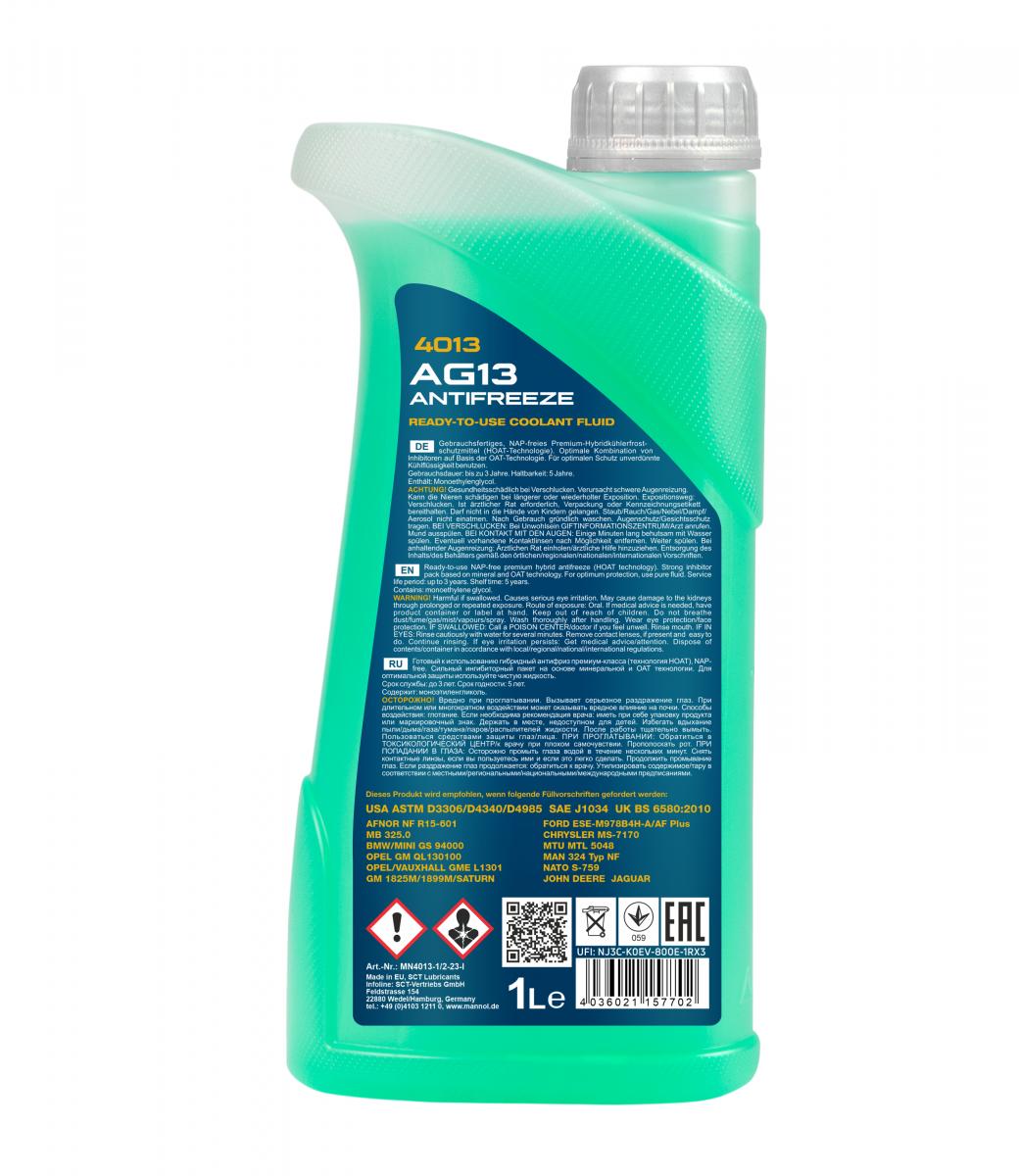 MN Antifreeze AG 13 (-40) Hightec 4036021157702 MN4013-1