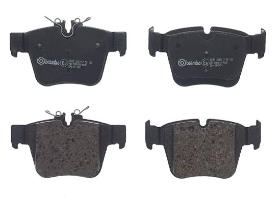 BREMBO Bremsbelagsatz, Scheibenbremse (P 50 133)