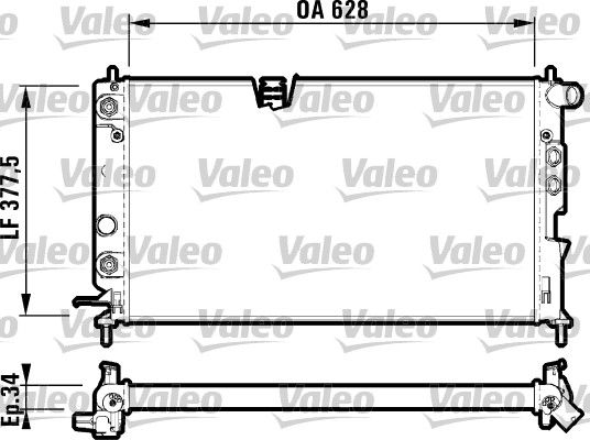 VALEO Kühler, Motorkühlung (731847)