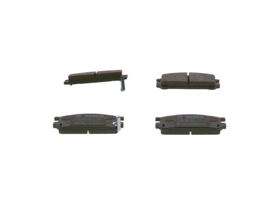 BOSCH Bremsbelagsatz, Scheibenbremse (0 986 461 143)