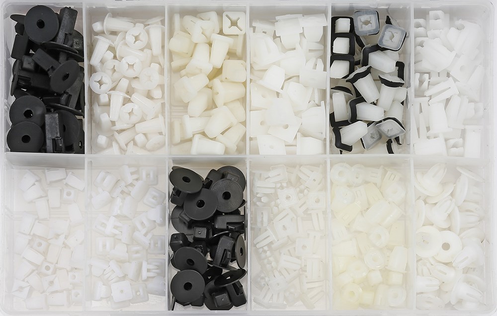 Befestigungs-Clip Sortiment 350-tlg. Befestigungs-Clip Sortiment 350-tlg.