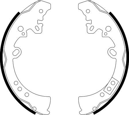 HELLA Bremsbackensatz (8DB 355 003-011)