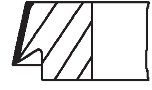 MAHLE Kolbenringsatz (001 76 V1)