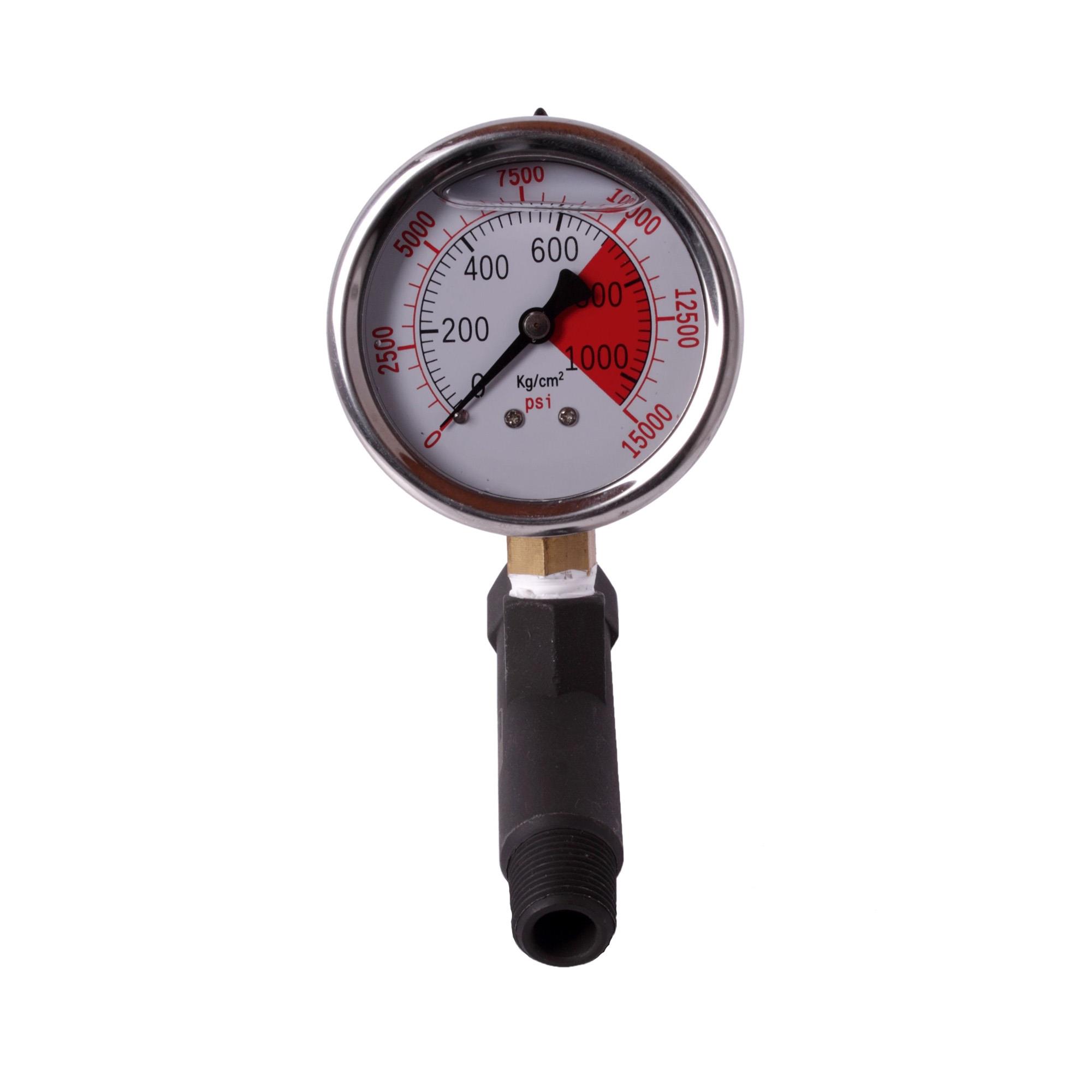 Manometer, 0–1000 bar, für Hydraulik-Pumpe