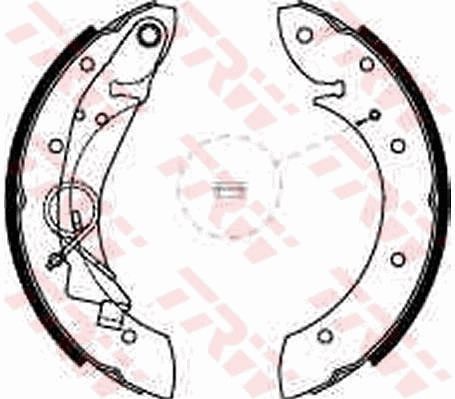 TRW Bremsbackensatz (GS8635)